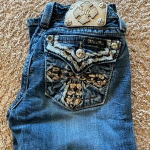 Miss me jeans boot cut size 25